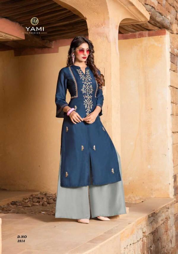 Yami Reshami 2 Viscose Fancy Kurti With Bottom Set Online 